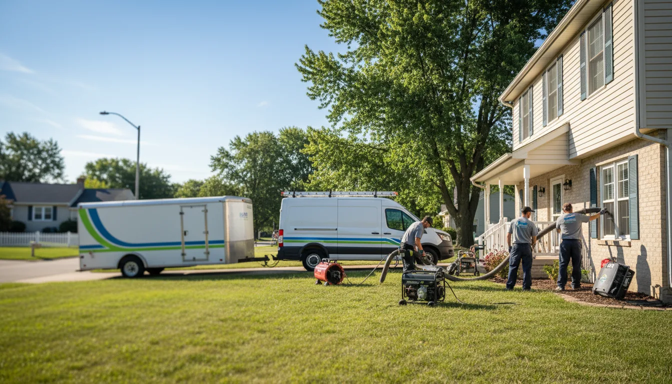Flooded Basement Restoration And Cleanup With Repair in Pacific Junction, IA near me